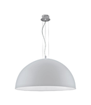 Pendant luminaire "Gaetano" 3 x 60W silver IP20