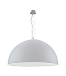 Pendant luminaire "Gaetano" 3 x 60W silver IP20