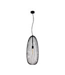 Pendant luminaire "Khasab" 60W black