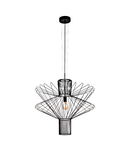 Pendant luminaire "Mahabad" 60W black IP20