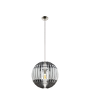 Pendant luminaire "Olmero Pro" 60W grey-white-grey IP20