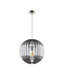 Pendant luminaire "Olmero Pro" 60W grey-white-grey IP20