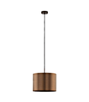 Pendant luminaire "Saganto Pro" 60W brown-copperIP20