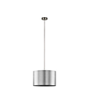 Pendant luminaire "Saganto Pro" 60W nickel-matt/silver IP20