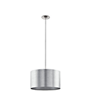 Pendant luminaire "Saganto Pro" 60W nickel-matt/silver IP20