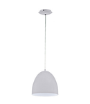 Pendant luminaire "Sarabia" 60W silver IP20