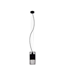 Pendant luminaire "Shilton" E27 60W black