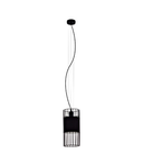 Pendant luminaire "Shilton" E27 60W black