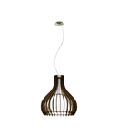 Pendant luminaire "Tindori" Ø500 60W dark brown IP20