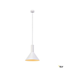 PHELIA PD, indoor pendant, E27, white, max. 23W, 27.5cm