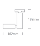 Pierce-II-R/A2 50W GU10 AR111, 100-240V, IP20, alb