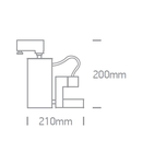 Pierce-I-R/A2 75W E27 PAR30, 100-240V, IP20, gri