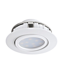 Pineda round / dimmable 6W 3000K white