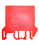 Placă de separare circuite DFU4, roşu, pentru CBD.4 - 16