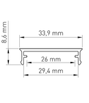 PMMA capac CL plat / Opal