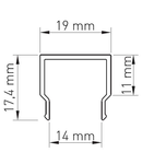 PMMA capac LB patrat / Opal 2m