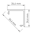 PMMA capac SP patrat / Opal 2m