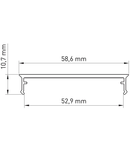 PMMA cover SL flat transparent 91%