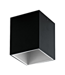 Polasso square 3,3W 3000K outside black, inside white IP20