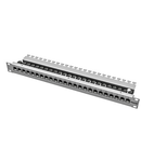 preLink/fixLink Panel 19" 1U 24xRJ45 RAL7035