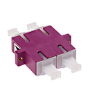 Premium SC-Duplex Coupling MM Polymer case Violett