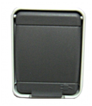 Priza simpla cu pin impamantare IP44, gri/gri