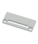 Profile end cap CLF flat with longhole incl. Screws