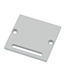 Profile end cap CLR flat with longhole incl. Screws