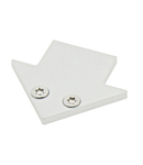 Profile end cap LBE angular closed incl. Screws