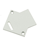 Profile end cap TBE square with longhole incl. screws