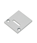 Profile endcap TBK square with cable entry incl. screws