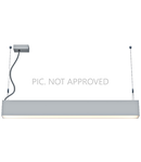 Profile luminaire PL 10W 3000K 1270lm Alu anodized L-855mm