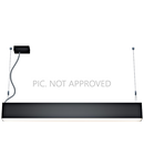 Profile luminaire PL 10W 3000K 1270lm ECG black L-855mm