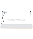 Profile luminaire PL 10W 3000K 1270lm white matt L-855mm