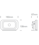 Proiector Senga LED II, 10W, 1135lm, 4000K, 100-240V,