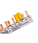 Protection-cover yellow for pin busbar on 1 MW