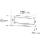 Psira B LED 6W 110lm 3000K Ra80 220-240V anthracite