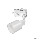 PURI TRACK QPAR51 glass, white 50W, incl. 3-circuit adapter