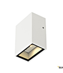 QUAD 1 lampă de perete, pătrat, alb, LED, 1x3W, alb cald
