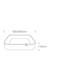 Rana LED, 50W, 3000lm, 3000K, 230V, IP20, 120°, alb