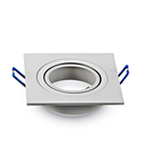 Recessed spot 1xGU10 square, white