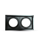 Recessed spot 2xAR111, black