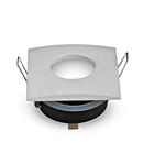 Recessed spot GU10 square IP54, white