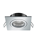 Recessed Spotlight "Tedo Pro" square 50W chrome IP20