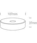 Reus 6W 480lm 3000K 20° Ra80 230V IP65 dim alb