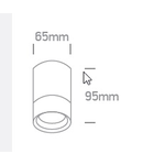 Rolo 1-CL, 35W, MR16, GU10, 100-240V, IP54, rustbrown