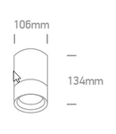 Rolo 2-CL 75W, E27, PAR30, 100-240V, IP54, alb