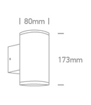 Rolo 3-WL, 2x35W, MR16, GU10, 100-240V, IP54, alb