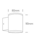 Rolo 3-WL, 35W, MR16, GU10, 100-240V, IP54, alb