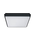 Rona Square LED 20W, 3000K, 1600lm, IP54,antracit